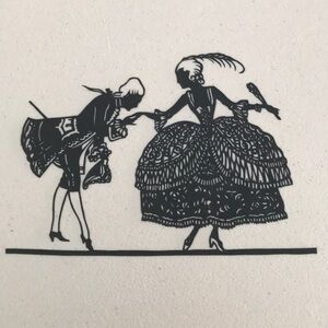 💖 Handmade PaperCut Silhouette Scherenschn…